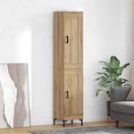 Casa si Gradina - Mobilier - Comode si corpuri - Corpuri bucatarie - Bufet Stejar Artizanal 34,5 x 34 x 180 cm Lemn compozit - Infinity.ro