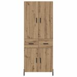 Casa si Gradina - Mobilier - Comode si corpuri - Corpuri bucatarie - Bufet Stejar Artizanal 69,5 x 34 x 180 cm Lemn compozit - Infinity.ro