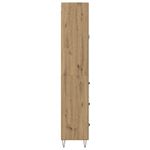 Casa si Gradina - Mobilier - Comode si corpuri - Corpuri bucatarie - Bufet Stejar Artizanal 69,5 x 34 x 180 cm Lemn compozit - Infinity.ro