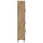 Casa si Gradina - Mobilier - Comode si corpuri - Corpuri bucatarie - Bufet Stejar Artizanal 69,5 x 34 x 180 cm Lemn compozit - Infinity.ro