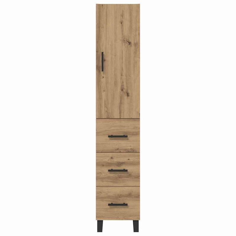 Casa si Gradina - Mobilier - Comode si corpuri - Corpuri bucatarie - Bufet Stejar Artizanal 34,5 x 34 x 180 cm Lemn compozit - Infinity.ro