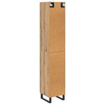 Casa si Gradina - Mobilier - Comode si corpuri - Corpuri bucatarie - Bufet Stejar Artizanal 34,5 x 34 x 180 cm Lemn compozit - Infinity.ro
