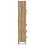 Casa si Gradina - Mobilier - Comode si corpuri - Corpuri bucatarie - Bufet Stejar Artizanal 34,5 x 34 x 180 cm Lemn compozit - Infinity.ro