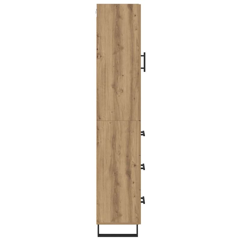 Casa si Gradina - Mobilier - Comode si corpuri - Corpuri bucatarie - Bufet Stejar Artizanal 34,5 x 34 x 180 cm Lemn compozit - Infinity.ro