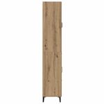 Casa si Gradina - Mobilier - Comode si corpuri - Corpuri bucatarie - Bufet Stejar Artizanal 69,5 x 34 x 180 cm Lemn compozit - Infinity.ro
