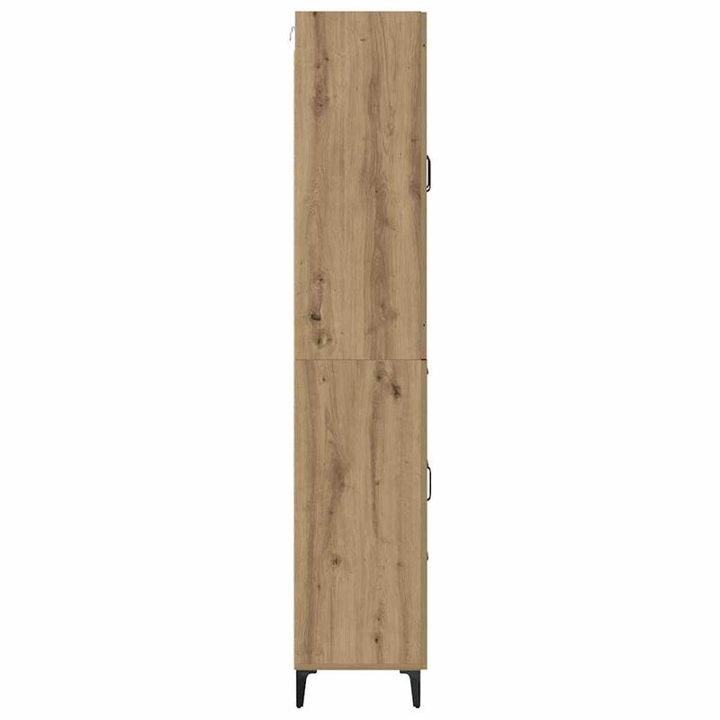 Casa si Gradina - Mobilier - Comode si corpuri - Corpuri bucatarie - Bufet Stejar Artizanal 69,5 x 34 x 180 cm Lemn compozit - Infinity.ro
