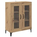 Casa si Gradina - Mobilier - Comode si corpuri - Corpuri bucatarie - Bufet Stejar Artizanal 69,5 x 34 x 180 cm Lemn compozit - Infinity.ro