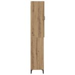 Casa si Gradina - Mobilier - Comode si corpuri - Corpuri bucatarie - Bufet Stejar Artizanal 69,5 x 34 x 180 cm Lemn compozit - Infinity.ro