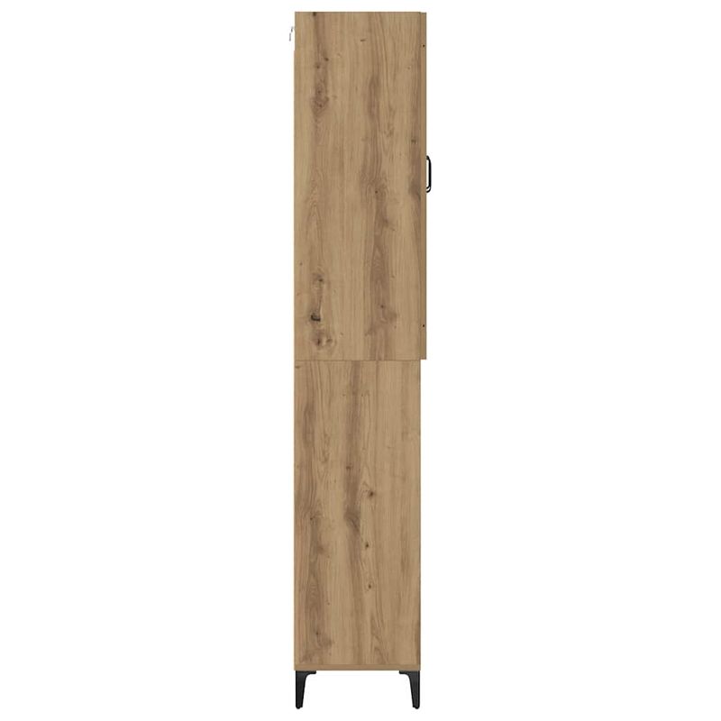 Casa si Gradina - Mobilier - Comode si corpuri - Corpuri bucatarie - Bufet Stejar Artizanal 69,5 x 34 x 180 cm Lemn compozit - Infinity.ro
