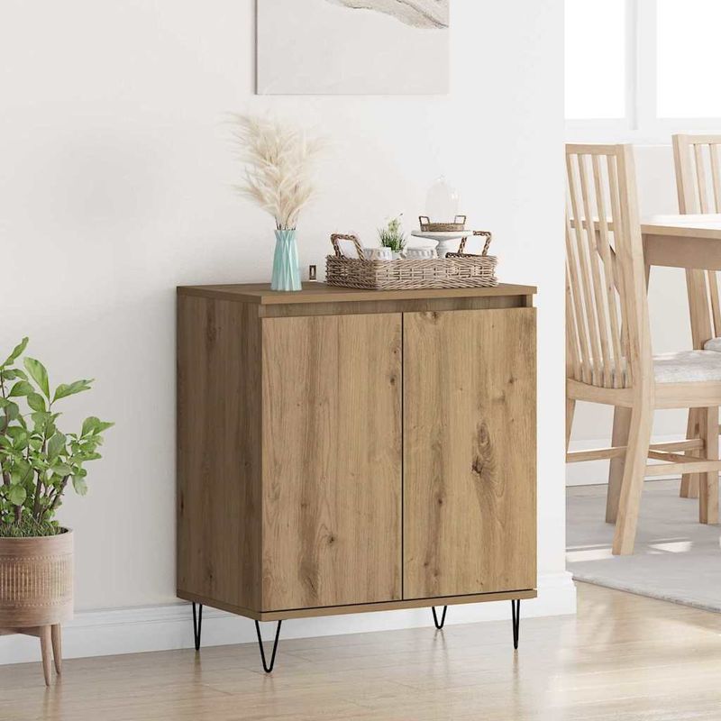 Casa si Gradina - Mobilier - Comode si corpuri - Comode - Bufet Stejar Artizanal 60 x 35 x 70 cm Lemn compozit - Infinity.ro