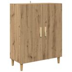 Casa si Gradina - Mobilier - Comode si corpuri - Comode - Bufet Stejar Artizanal 70 x 34 x 90 cm Lemn compozit - Infinity.ro