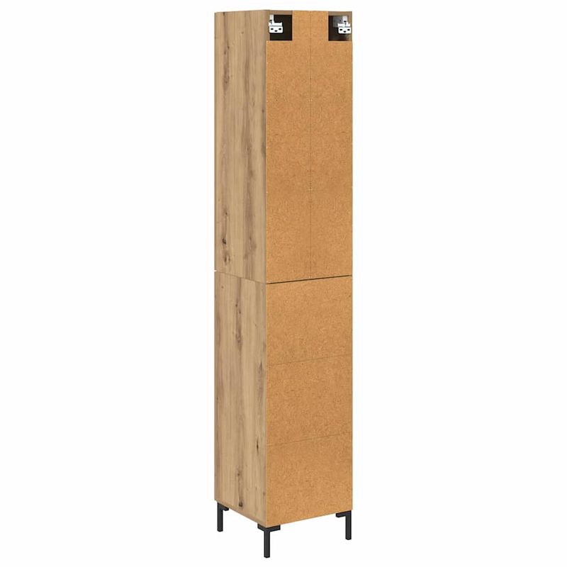 Casa si Gradina - Mobilier - Comode si corpuri - Corpuri bucatarie - Bufet Stejar Artizanal 34,5 x 34 x 180 cm Lemn compozit - Infinity.ro