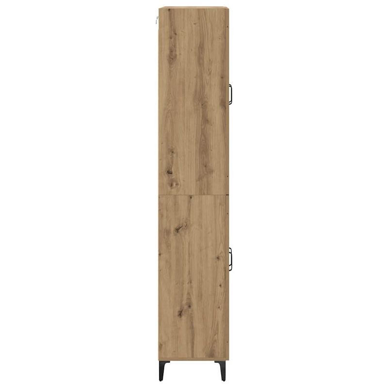 Casa si Gradina - Mobilier - Comode si corpuri - Corpuri bucatarie - Bufet Stejar Artizanal 69,5 x 34 x 180 cm Lemn compozit - Infinity.ro