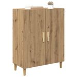 Casa si Gradina - Mobilier - Comode si corpuri - Comode - Bufet Stejar Artizanal 70 x 34 x 90 cm Lemn compozit - Infinity.ro