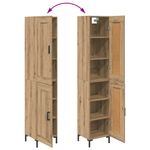 Casa si Gradina - Mobilier - Comode si corpuri - Corpuri bucatarie - Bufet Stejar Artizanal 34,5 x 34 x 180 cm Lemn compozit - Infinity.ro