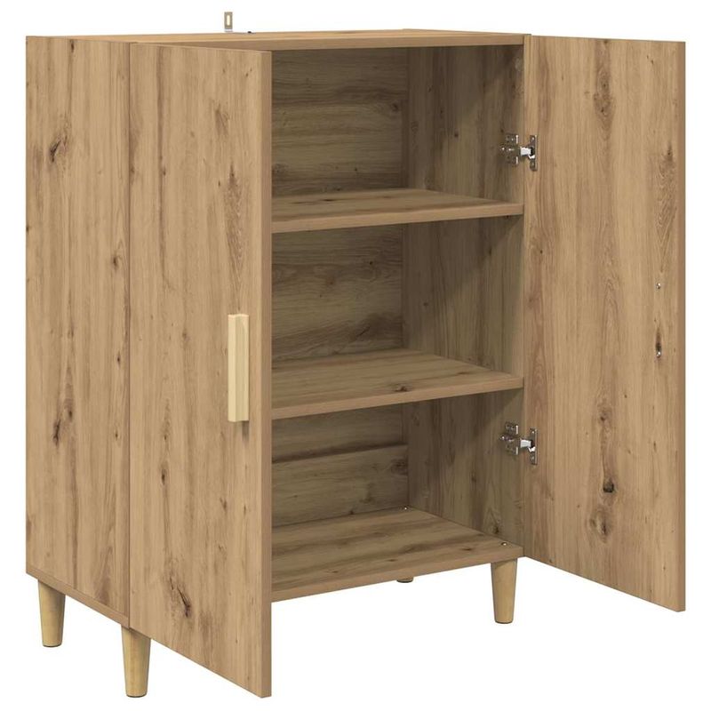 Casa si Gradina - Mobilier - Comode si corpuri - Comode - Bufet Stejar Artizanal 70 x 34 x 90 cm Lemn compozit - Infinity.ro