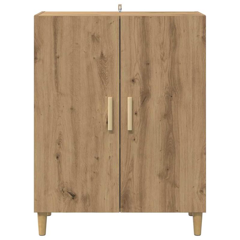 Casa si Gradina - Mobilier - Comode si corpuri - Comode - Bufet Stejar Artizanal 70 x 34 x 90 cm Lemn compozit - Infinity.ro