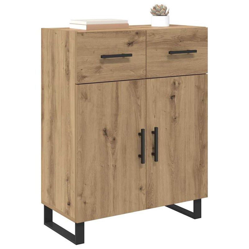 Casa si Gradina - Mobilier - Comode si corpuri - Comode - Bufet Stejar Artizanal 69,5 x 34 x 90 cm Lemn compozit - Infinity.ro