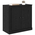 Casa si Gradina - Mobilier - Comode si corpuri - Comode - Bufet Stejar Negru 70 x 35,5 x 67,5 cm Lemn compozit - Infinity.ro