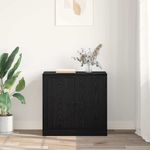 Casa si Gradina - Mobilier - Comode si corpuri - Comode - Bufet Stejar Negru 70 x 35,5 x 67,5 cm Lemn compozit - Infinity.ro