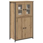 Casa si Gradina - Mobilier - Comode si corpuri - Comode - Bufet Stejar Artizanal 62 x 32 x 106,5 cm Lemn compozit - Infinity.ro