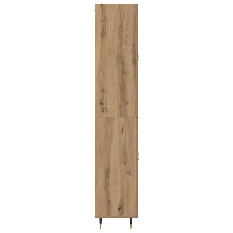 Casa si Gradina - Mobilier - Comode si corpuri - Comode - Bufet Stejar Artizanal 69,5 x 34 x 180 cm Lemn compozit - Infinity.ro