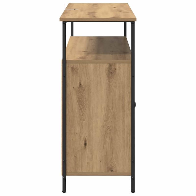 Casa si Gradina - Mobilier - Comode si corpuri - Comode - Bufet Stejar Artizanal 100 x 35 x 80 cm Lemn compozit - Infinity.ro
