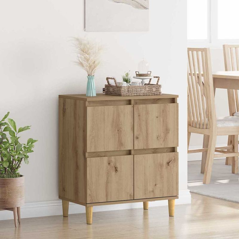 Casa si Gradina - Mobilier - Comode si corpuri - Comode - Bufet Stejar Artizanal 60 x 35 x 70 cm Lemn compozit - Infinity.ro