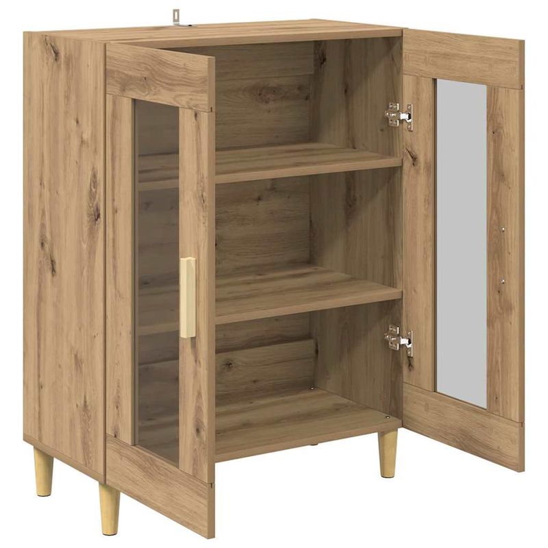 Casa si Gradina - Mobilier - Comode si corpuri - Comode - Bufet Stejar Artizanal 69,5 x 34 x 90 cm Lemn compozit - Infinity.ro