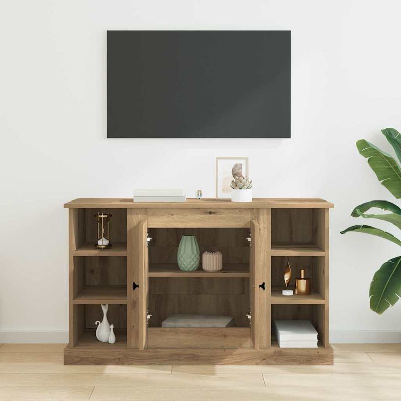 Casa si Gradina - Mobilier - Comode si corpuri - Comode - Bufet Stejar Artizanal 100 x 35,5 x 60 cm Lemn compozit - Infinity.ro