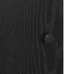 Casa si Gradina - Mobilier - Comode si corpuri - Comode - Bufet Stejar Negru 100 x 33 x 75 cm Lemn compozit - Infinity.ro