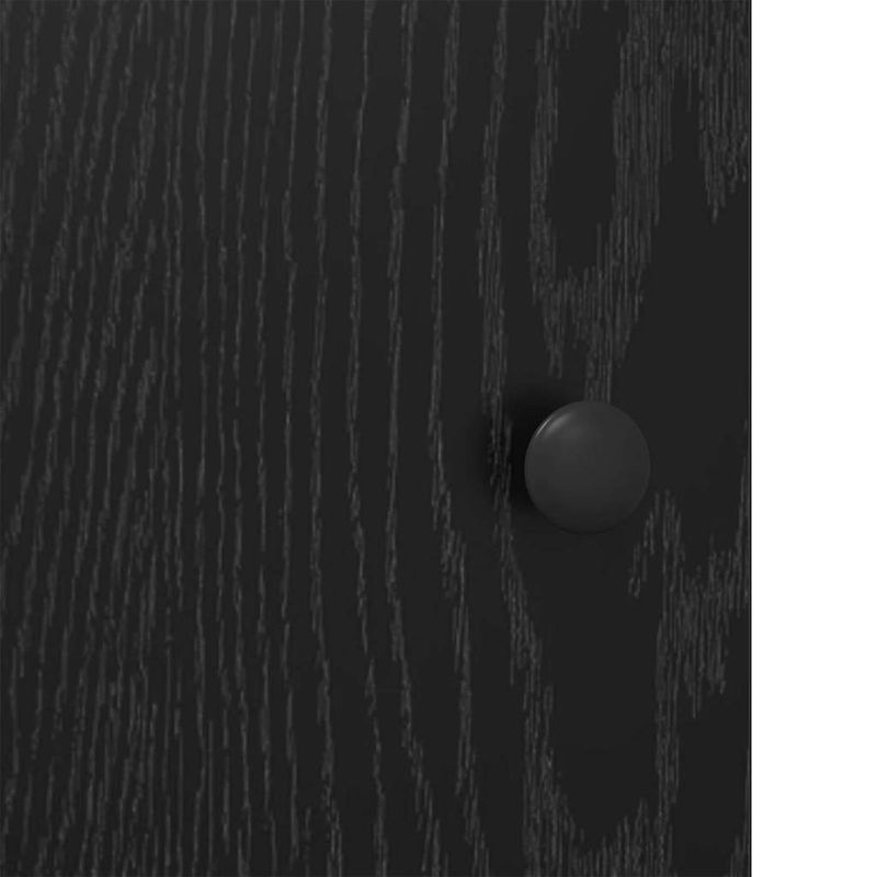 Casa si Gradina - Mobilier - Comode si corpuri - Comode - Bufet Stejar Negru 100 x 33 x 75 cm Lemn compozit - Infinity.ro