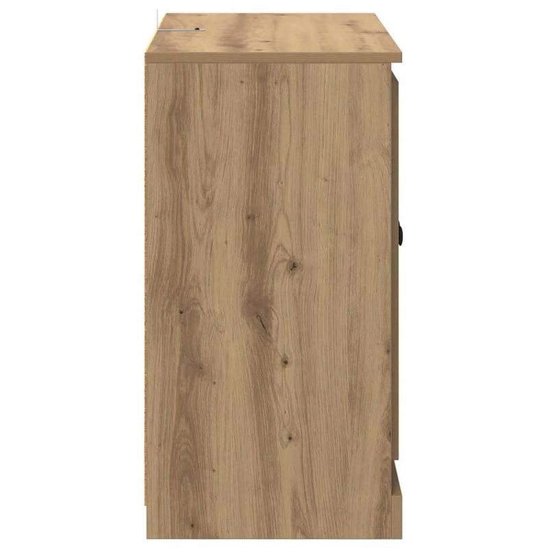 Casa si Gradina - Mobilier - Comode si corpuri - Comode - Bufet Stejar Artizanal 70 x 35,5 x 67,5 cm Lemn compozit - Infinity.ro