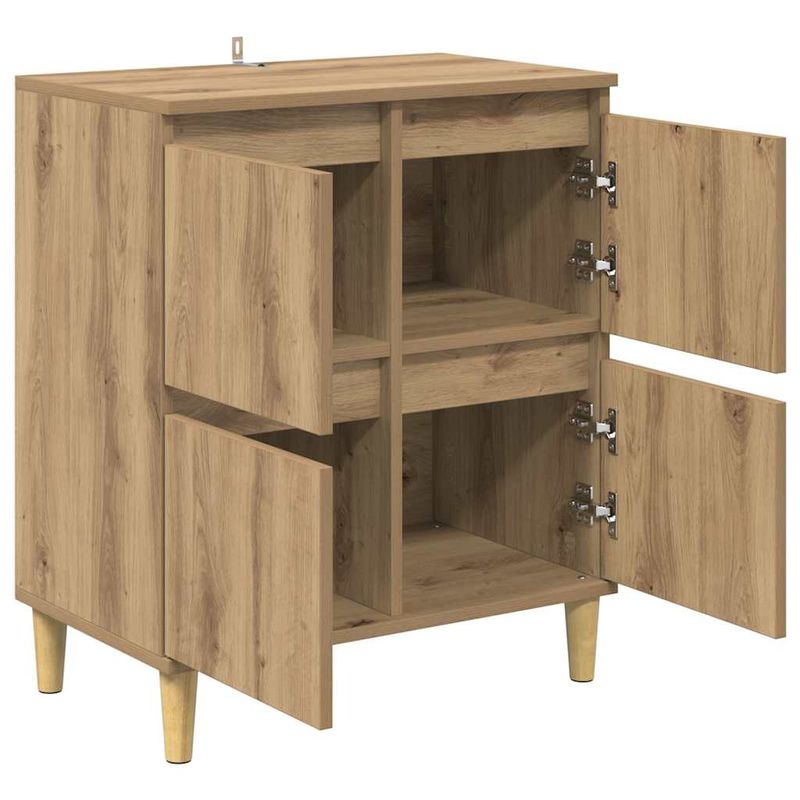 Casa si Gradina - Mobilier - Comode si corpuri - Comode - Bufet Stejar Artizanal 60 x 35 x 70 cm Lemn compozit - Infinity.ro