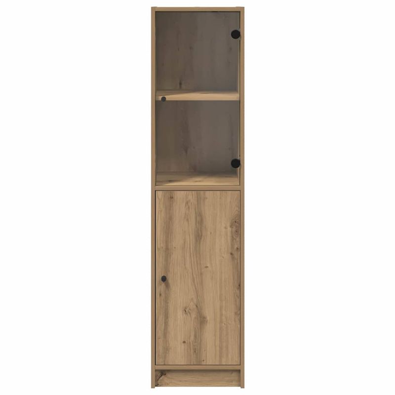 Casa si Gradina - Mobilier - Comode si corpuri - Comode - Bufet Stejar Artizanal 35 x 37 x 142 cm Lemn compozit - Infinity.ro