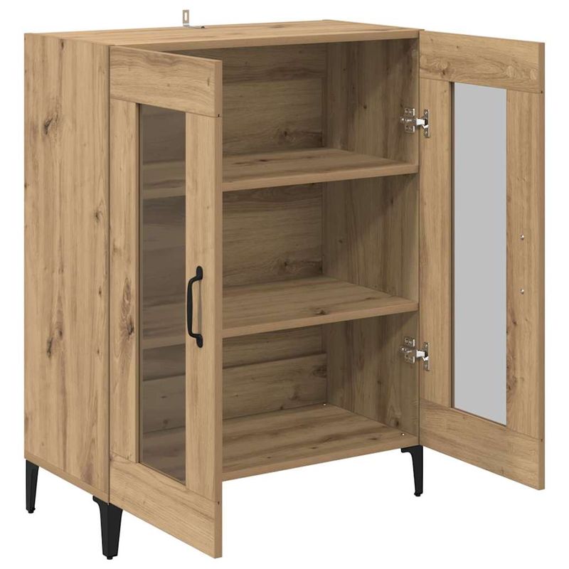 Casa si Gradina - Mobilier - Comode si corpuri - Comode - Bufet Stejar Artizanal 69,5 x 34 x 90 cm - Infinity.ro