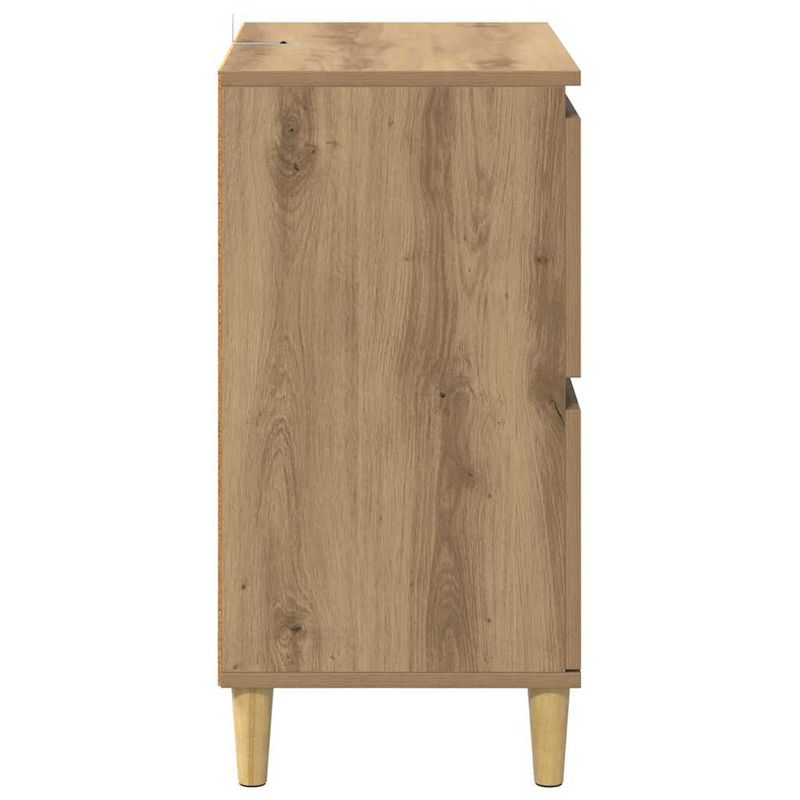 Casa si Gradina - Mobilier - Comode si corpuri - Comode - Bufet Stejar Artizanal 60 x 35 x 70 cm Lemn compozit - Infinity.ro