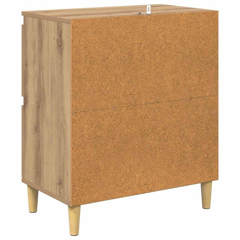 Casa si Gradina - Mobilier - Comode si corpuri - Comode - Bufet Stejar Artizanal 60 x 35 x 70 cm Lemn compozit - Infinity.ro