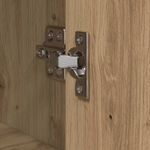 Casa si Gradina - Mobilier - Comode si corpuri - Comode - Bufet Stejar Artizanal 35 x 37 x 142 cm Lemn compozit - Infinity.ro