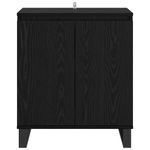 Casa si Gradina - Mobilier - Comode si corpuri - Comode - Bufet Stejar Negru 60 x 35 x 70 cm Lemn compozit - Infinity.ro