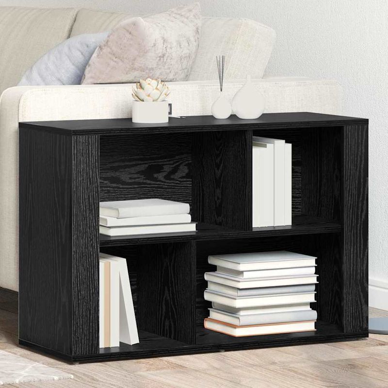 Casa si Gradina - Mobilier - Comode si corpuri - Comode - Bufet Stejar Negru 80 x 30 x 53 cm Lemn compozit - Infinity.ro