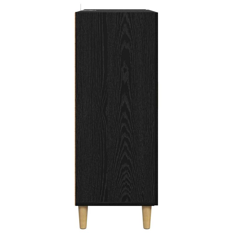Casa si Gradina - Mobilier - Comode si corpuri - Comode - Bufet Stejar Negru 70 x 34 x 90 cm Lemn compozit - Infinity.ro
