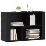 Casa si Gradina - Mobilier - Comode si corpuri - Comode - Bufet Stejar Negru 80 x 30 x 53 cm Lemn compozit - Infinity.ro