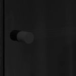 Casa si Gradina - Mobilier - Comode si corpuri - Comode - Bufet Stejar Negru 35 x 37 x 142 cm Lemn compozit - Infinity.ro