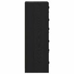 Casa si Gradina - Mobilier - Comode si corpuri - Comode - Bufet Stejar Negru 35 x 37 x 109 cm Lemn compozit - Infinity.ro