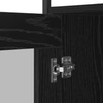 Casa si Gradina - Mobilier - Comode si corpuri - Comode - Bufet Stejar Negru 100 x 35 x 80 cm Lemn compozit - Infinity.ro