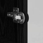 Casa si Gradina - Mobilier - Comode si corpuri - Comode - Bufet Stejar Negru 35 x 37 x 109 cm Lemn compozit - Infinity.ro