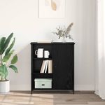 Casa si Gradina - Mobilier - Comode si corpuri - Comode - Bufet Stejar Negru 70 x 30 x 80 cm Lemn compozit - Infinity.ro