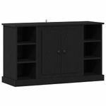 Casa si Gradina - Mobilier - Comode si corpuri - Comode - Bufet Stejar Negru 100 x 35,5 x 60 cm Lemn compozit - Infinity.ro