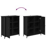 Casa si Gradina - Mobilier - Comode si corpuri - Comode - Bufet Stejar Negru 70 x 30 x 80 cm Lemn compozit - Infinity.ro